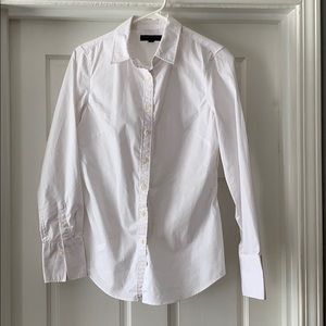 Banana Republic white collared shirt - size 4
